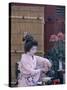 Apprentice Geisha (Maiko) Performing Tea Ceremony, Tokyo, Honshu, Japan-null-Stretched Canvas