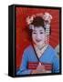 Apprentice Geisha (Maiko), Woman Dressed in Traditional Costume, Kimono, Kyoto, Honshu, Japan-null-Framed Stretched Canvas