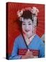Apprentice Geisha (Maiko), Woman Dressed in Traditional Costume, Kimono, Kyoto, Honshu, Japan-null-Stretched Canvas