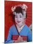 Apprentice Geisha (Maiko), Woman Dressed in Traditional Costume, Kimono, Kyoto, Honshu, Japan-null-Mounted Premium Photographic Print