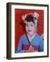 Apprentice Geisha (Maiko), Woman Dressed in Traditional Costume, Kimono, Kyoto, Honshu, Japan-null-Framed Photographic Print