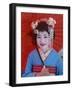 Apprentice Geisha (Maiko), Woman Dressed in Traditional Costume, Kimono, Kyoto, Honshu, Japan-null-Framed Photographic Print