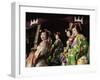 Apprentice Geisha (Maiko), Women Dressed in Traditional Costume, Kimono, Kyoto, Honshu, Japan-null-Framed Photographic Print