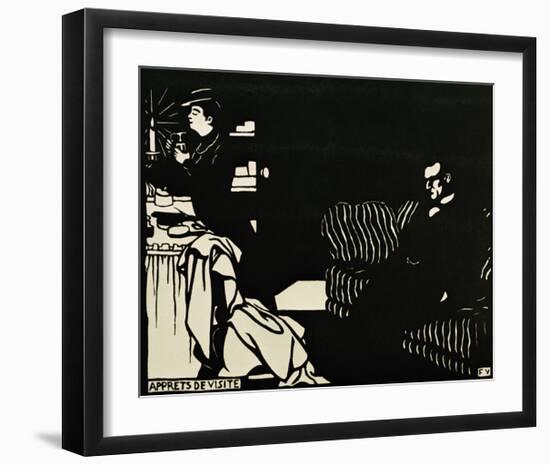 Apprêts de Visite-Félix Vallotton-Framed Giclee Print