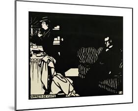 Apprêts de Visite-Félix Vallotton-Mounted Giclee Print