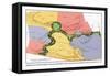 Approach and Division Map of Property Situated near Hastings, New York-J. Weidermann-Framed Stretched Canvas