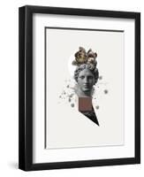 Approach of Apollo-Design Fabrikken-Framed Art Print