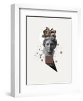 Approach of Apollo-Design Fabrikken-Framed Art Print