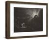 Approach of the Archangel Michael, C.1827 (Mezzotint)-John Martin-Framed Giclee Print