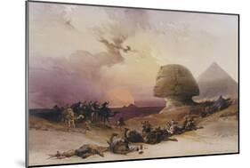 Approach of the Simoom-David Roberts-Mounted Giclee Print