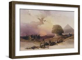 Approach of the Simoom-David Roberts-Framed Giclee Print