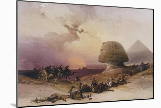 Approach of the Simoom-David Roberts-Mounted Giclee Print