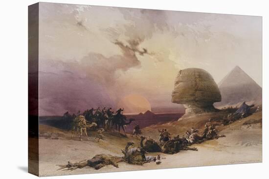 Approach of the Simoom-David Roberts-Stretched Canvas