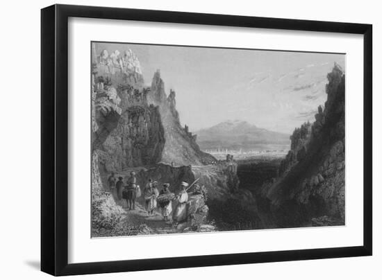 Approach to Antioch, the Ancient Anathoth, from Aleppo-William Henry Bartlett-Framed Giclee Print