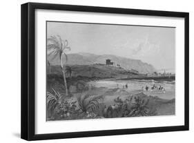 Approach to Caipha, Bay of Acre, Coast of Palestine-William Henry Bartlett-Framed Giclee Print