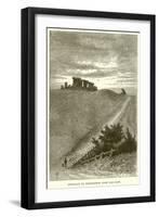 Approach to Stonehenge from the East-null-Framed Giclee Print