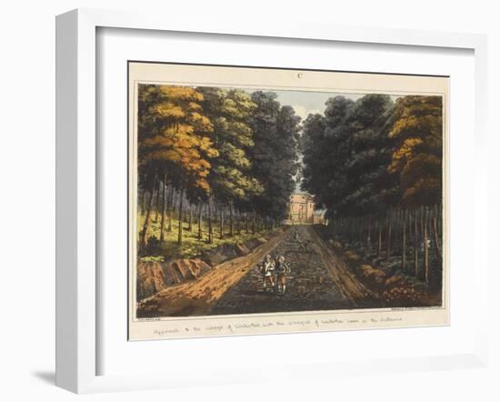 Approach to the Village of Waterloo-James Rouse-Framed Giclee Print
