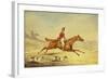 Approaching a Ditch-Henry Thomas Alken-Framed Giclee Print