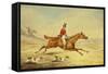 Approaching a Ditch-Henry Thomas Alken-Framed Stretched Canvas