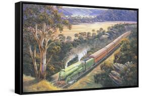 Approaching Cowan Bank-John Bradley-Framed Stretched Canvas