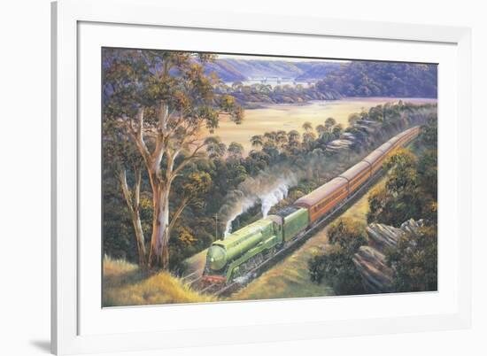 Approaching Cowan Bank-John Bradley-Framed Giclee Print