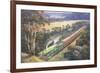 Approaching Cowan Bank-John Bradley-Framed Giclee Print