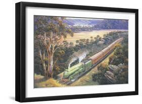 Approaching Cowan Bank-John Bradley-Framed Giclee Print