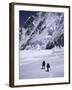 Approaching High Camp, Everest-Michael Brown-Framed Photographic Print