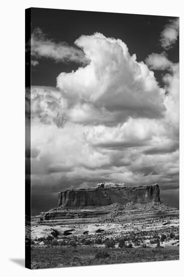 Approaching Rainstorm over Monitor Butte, Colorado Plateau Near Canyonlands National Park-Judith Zimmerman-Stretched Canvas