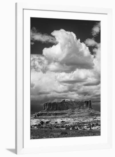 Approaching Rainstorm over Monitor Butte, Colorado Plateau Near Canyonlands National Park-Judith Zimmerman-Framed Photographic Print