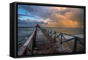 Approaching Squall-Stan Hellmann-Framed Stretched Canvas