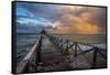 Approaching Squall-Stan Hellmann-Framed Stretched Canvas