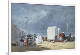 Approaching Storm, 1864-Eugene Louis Boudin-Framed Giclee Print