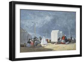 Approaching Storm, 1864-Eugene Louis Boudin-Framed Giclee Print