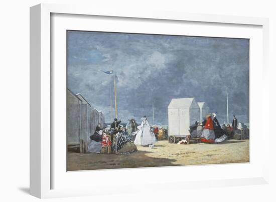 Approaching Storm, 1864-Eugene Louis Boudin-Framed Giclee Print