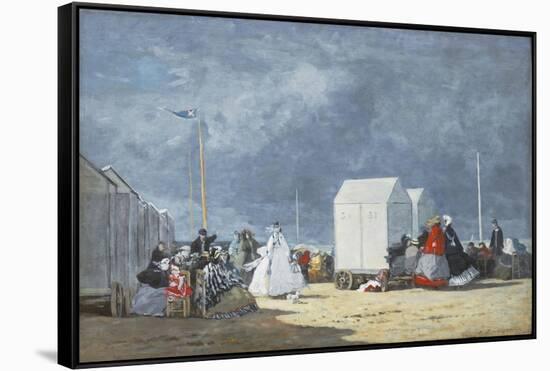 Approaching Storm, 1864-Eugene Louis Boudin-Framed Stretched Canvas