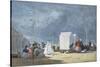 Approaching Storm, 1864-Eugene Louis Boudin-Stretched Canvas