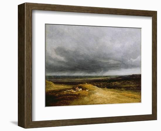 Approaching Storm, C.1820-25-Georges Michel-Framed Giclee Print