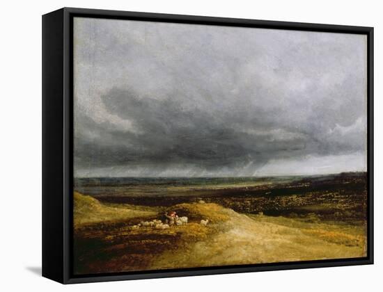 Approaching Storm, C.1820-25-Georges Michel-Framed Stretched Canvas