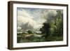 Approaching Storm Clouds-Frederick Arthur Bridgman-Framed Giclee Print