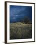 Approaching Storm in Desert, Lava Beds National Monument, California, USA-Paul Souders-Framed Photographic Print