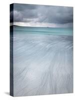 Approaching Storm over West Beach, Berneray, Outer Hebrides, Scotland-Stewart Smith-Stretched Canvas