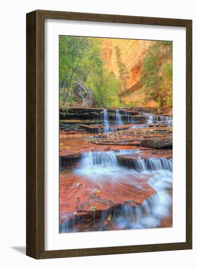 Approaching The Subway in Autumn, Zion National Park-Vincent James-Framed Photographic Print