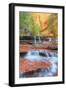 Approaching The Subway in Autumn, Zion National Park-Vincent James-Framed Photographic Print