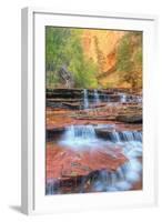 Approaching The Subway in Autumn, Zion National Park-Vincent James-Framed Photographic Print
