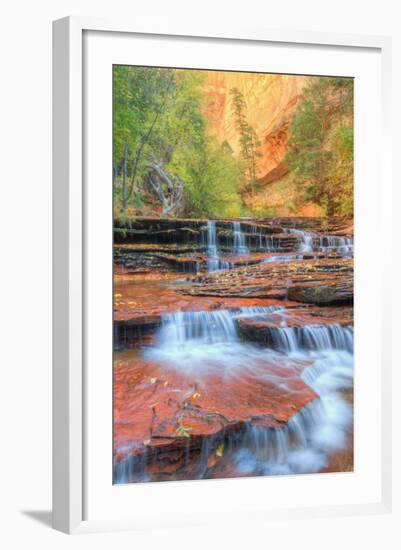 Approaching The Subway in Autumn, Zion National Park-Vincent James-Framed Photographic Print