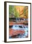 Approaching The Subway in Autumn, Zion National Park-Vincent James-Framed Photographic Print