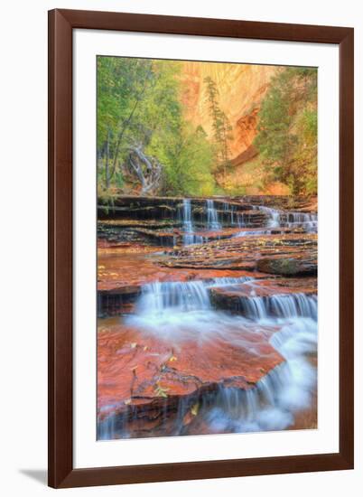 Approaching The Subway in Autumn, Zion National Park-Vincent James-Framed Photographic Print