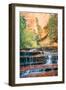 Approaching the Subway in Autumn, Zion, Southern Utah-Vincent James-Framed Photographic Print