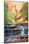 Approaching the Subway in Autumn, Zion, Southern Utah-Vincent James-Mounted Photographic Print